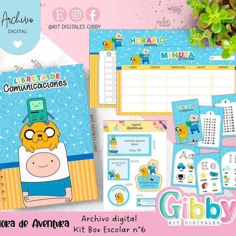 Archivo digital - Kit box escolar n°6 7