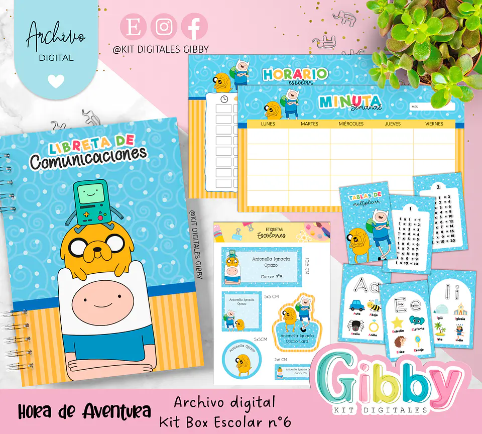 Archivo digital - Kit box escolar n°6 7