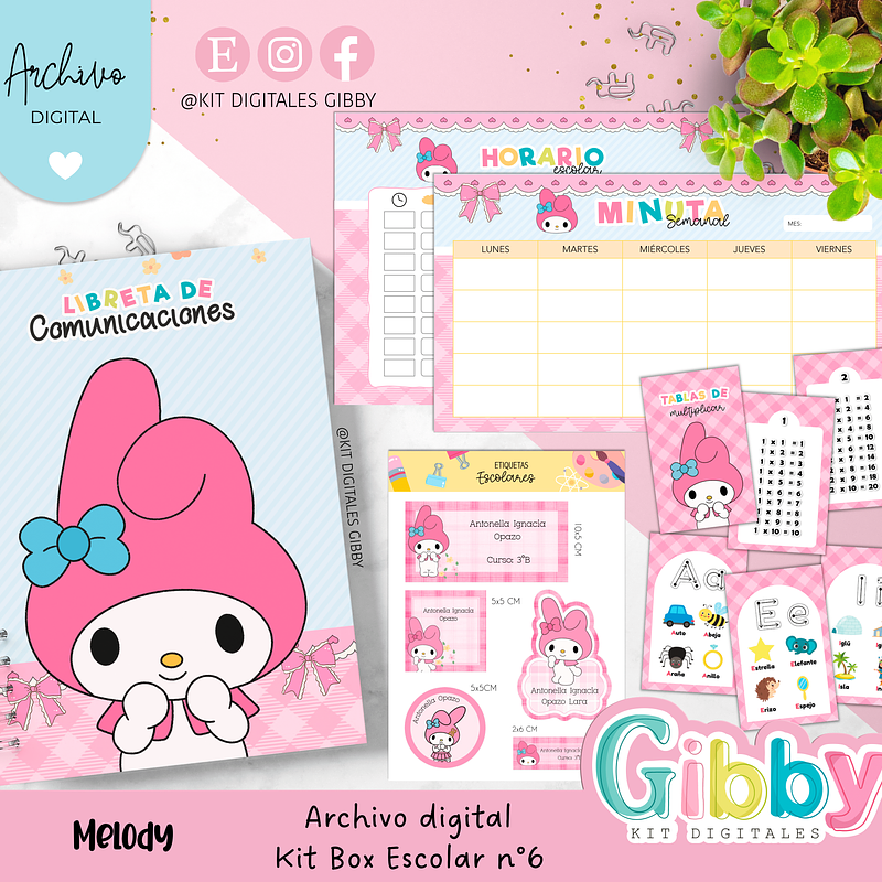 Archivo digital - Kit box escolar n°6 9