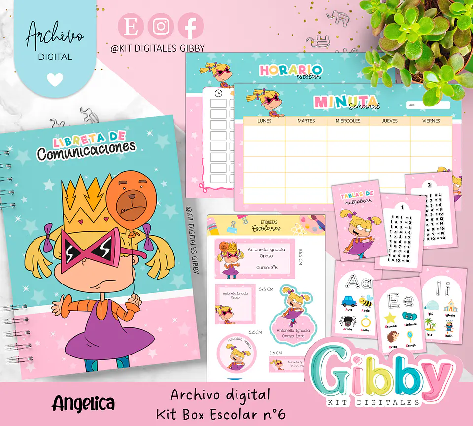 Archivo digital - Kit box escolar n°6 10