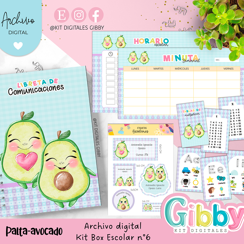 Archivo digital - Kit box escolar n°6 14