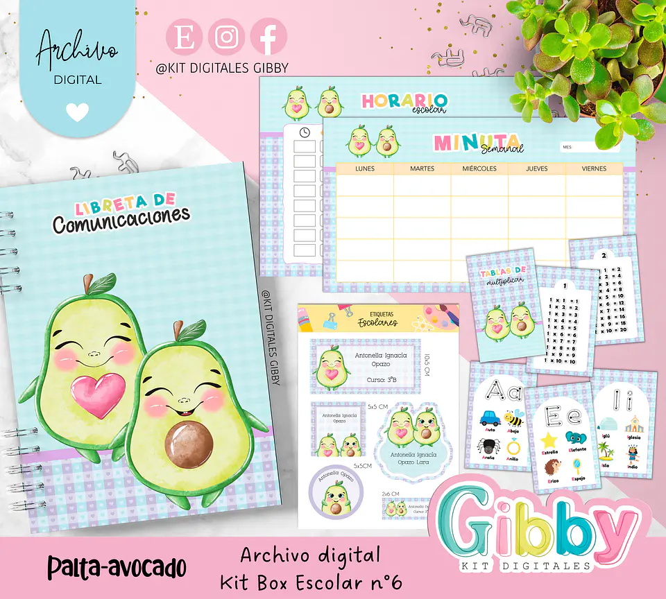 Archivo digital - Kit box escolar n°6 14
