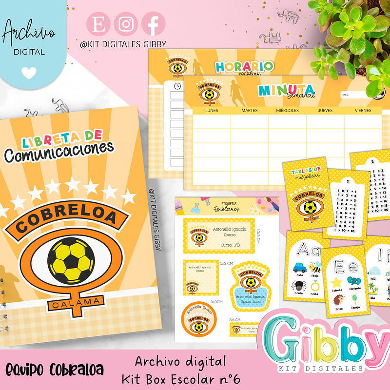 Archivo digital - Kit box escolar n°6 16