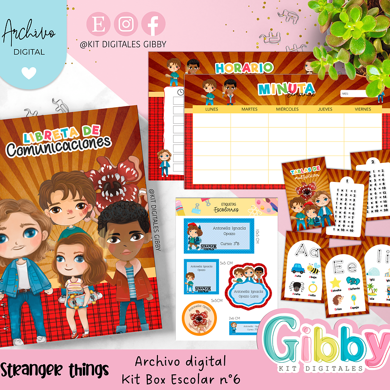 Archivo digital - Kit box escolar n°6 20