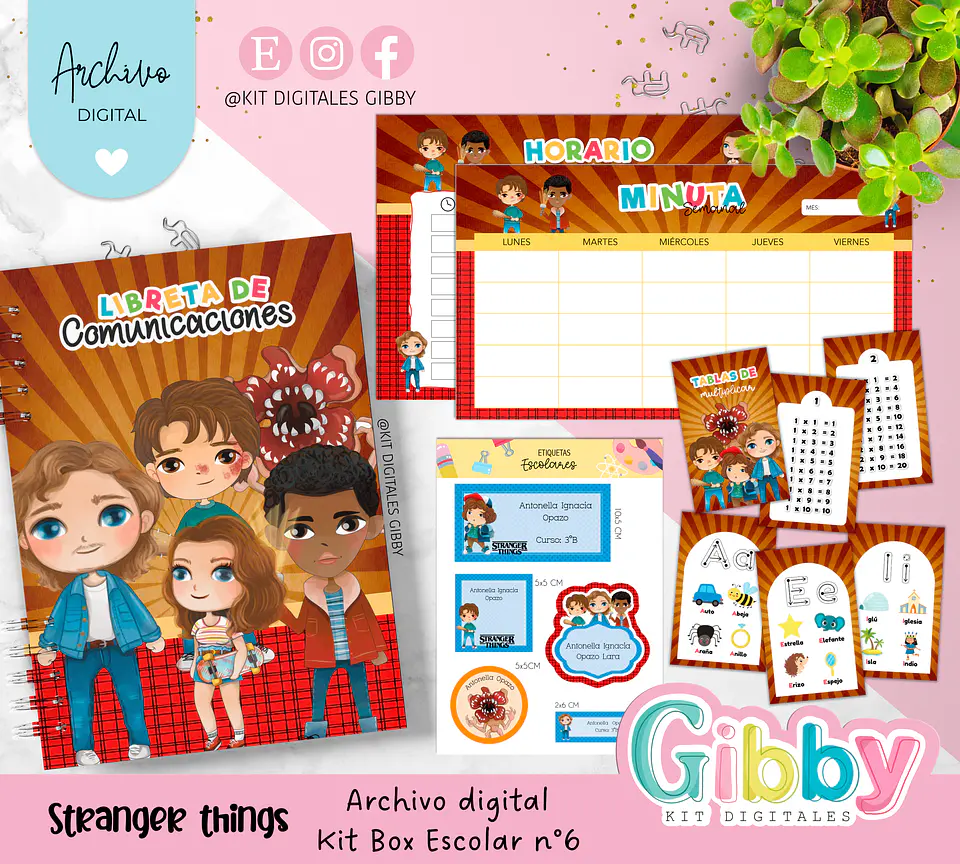 Archivo digital - Kit box escolar n°6 20