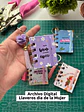 Llaveros frases dia de la mujer 🌸 - Miniatura 1