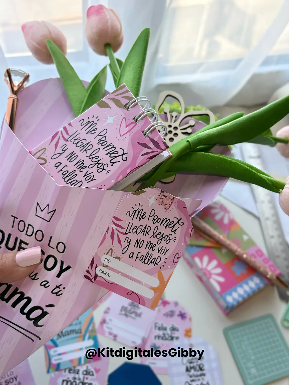 ✨ Archivo digital - Tag para regalos  día de la madre 🌸 2