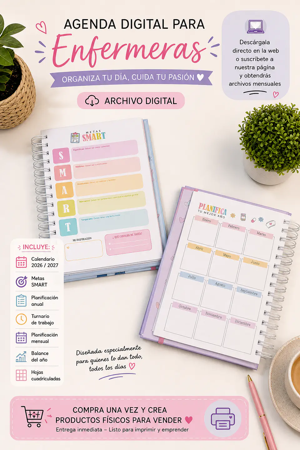 ✨ Archivo Digital - Kit box enfermera 🌸 4