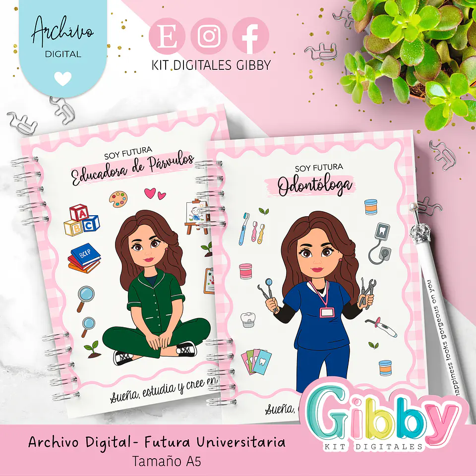 ✨ Archivo digital - Planner futuras universitarias 🌸 17