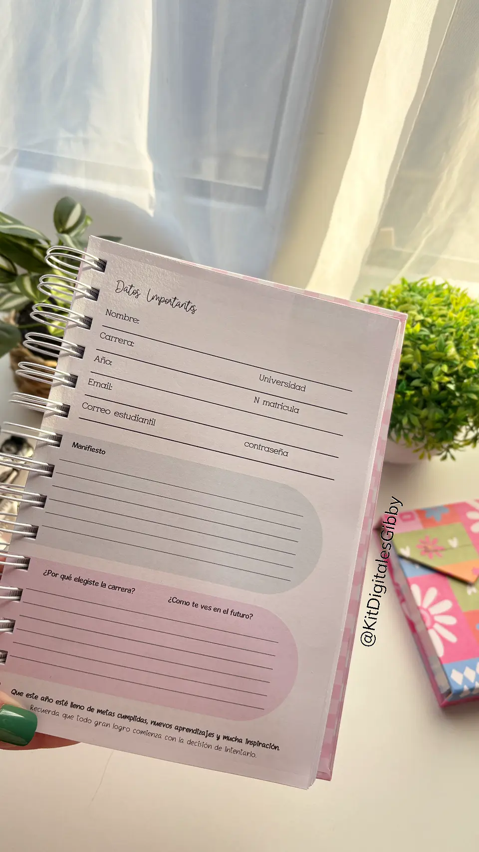 ✨Planner futura universitaria Veterinaria  3