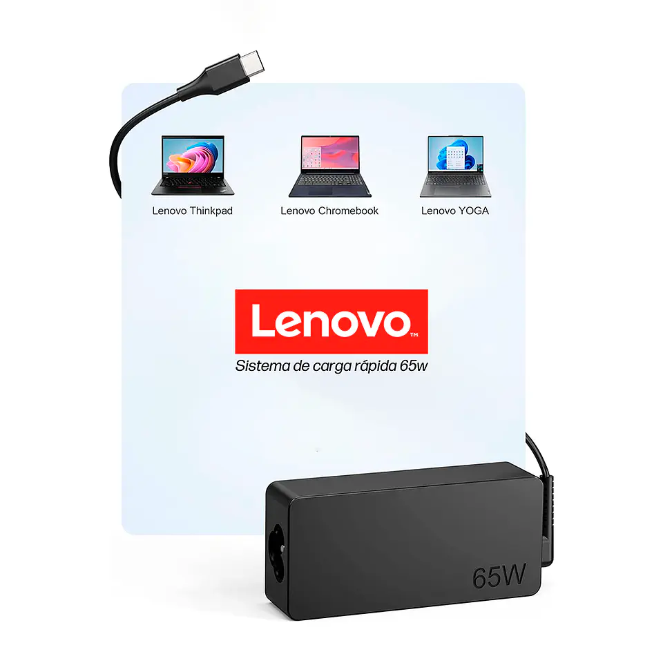 CARGADOR LENOVO TIPO C 65w ORIGINAL 4