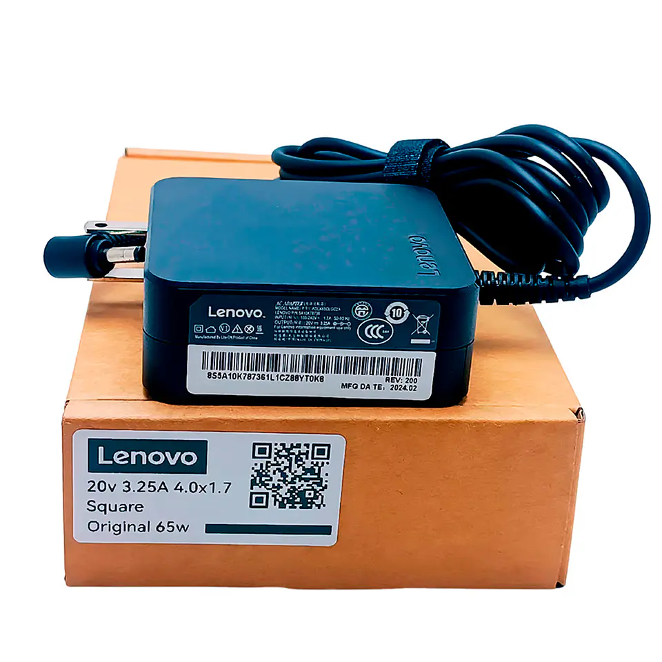 CARGADOR LENOVO PIN 4.0*1.7MM - ( 65w 3.25a 20v ) ORIGINAL 3