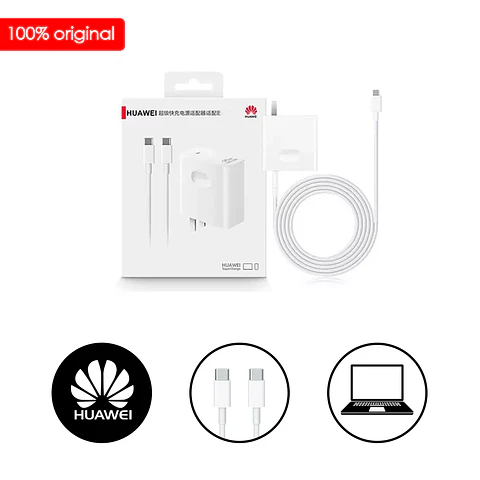CARGADOR HUAWEI LAPTOPS 65W TIPO C