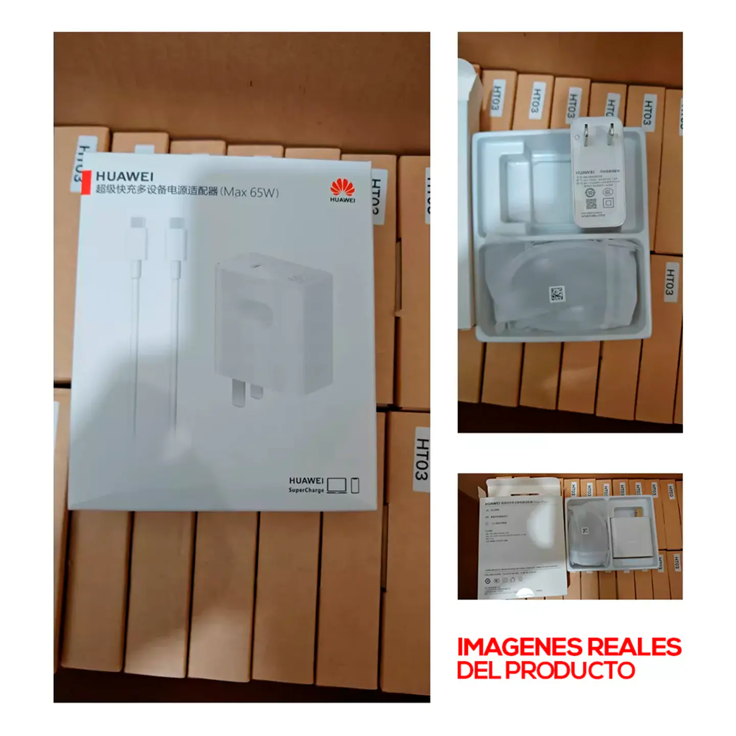 CARGADOR HUAWEI LAPTOPS 65W TIPO C 2