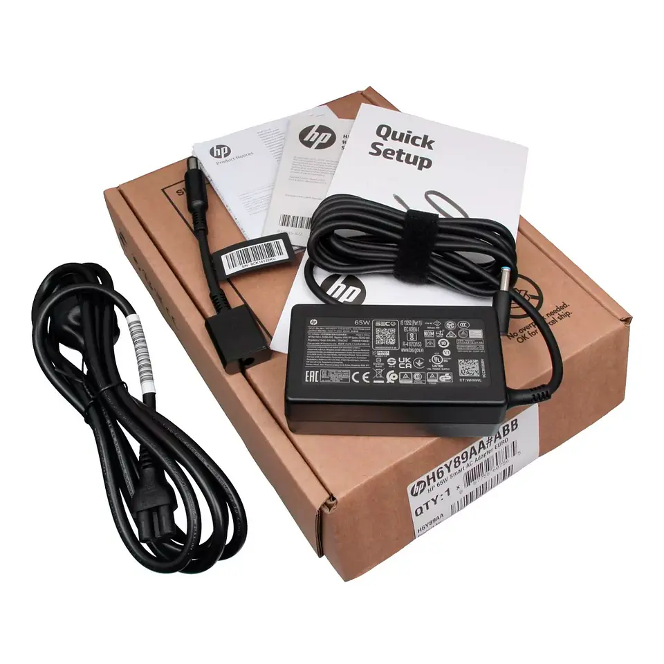 CARGADOR ORIGINAL HP 65W (PIN 4.5*3.0) 5