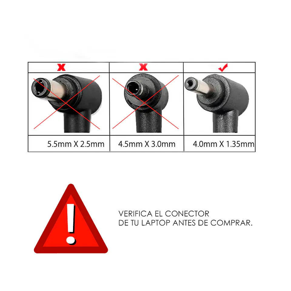 CARGADOR ASUS 45W 2.37A 19V ORIGINAL 5