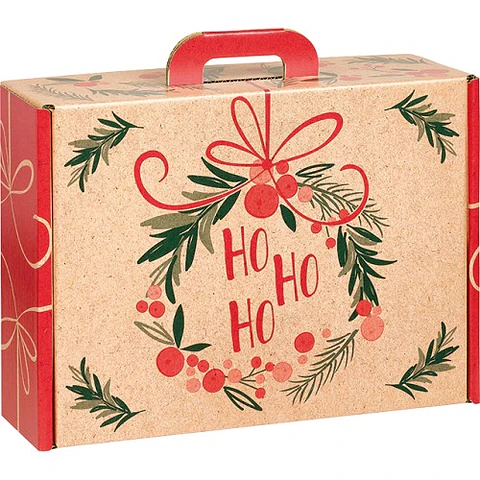 Caixa de cartão HO HO HO - Media
