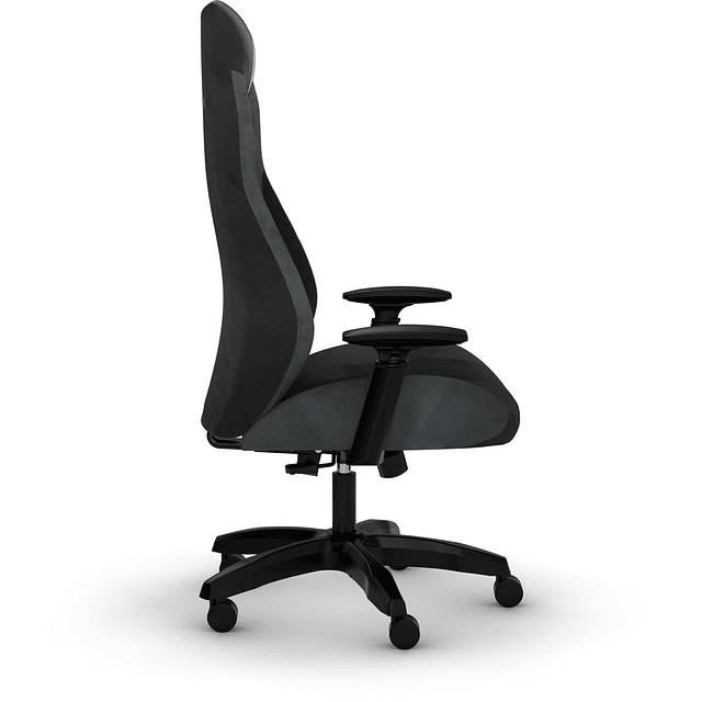 Silla Corsair gamer C60 asiento acho, respaldo alto, negro/ gris