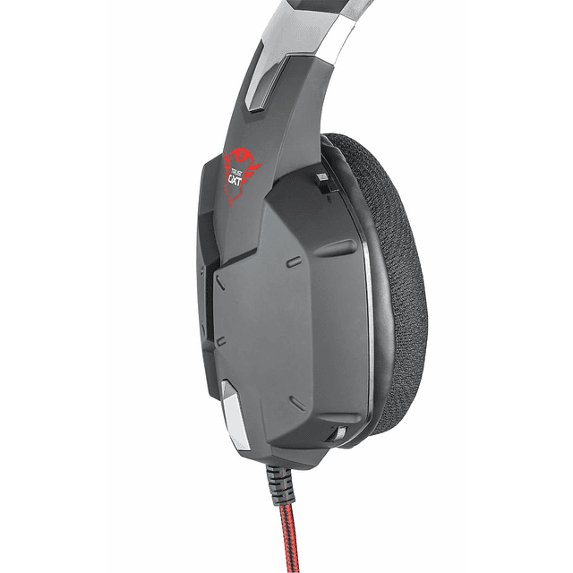 Audifonos gaming headset / Carus GXT 322 /Negro/Rojo