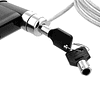 Cable de Seguridad con Llave para Computador Portátil Xtech, Largo 1.8m