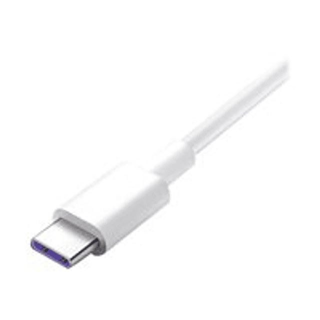 Huawei AP71 - Cable USB - USB (M) a USB-C (M) - USB 2.0 - 5 A - 1 m - sin halógenos - blanco