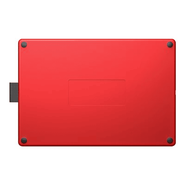 One by Wacom Small - Digitalizador - diestro y zurdo - 15.2 x 9.5 cm - electromagnético - cableado - USB - negro, rojo