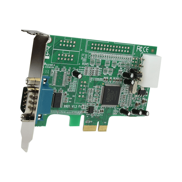 StarTech.com Tarjeta Adaptadora PCI Express Perfil Bajo de un Puerto Serial RS232 DB9 UART 16550 (PEX1S553LP) - Adaptador serie - PCIe perfil bajo - RS-232