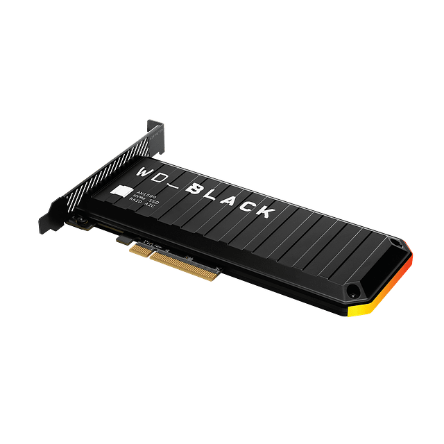 WD_BLACK AN1500 WDS100T1X0L-00AUJ0 - Unidad en estado sólido - 1 TB - interno - tarjeta PCIe - PCI Express 3.0 x8 (NVMe) - difusor de calor integrado