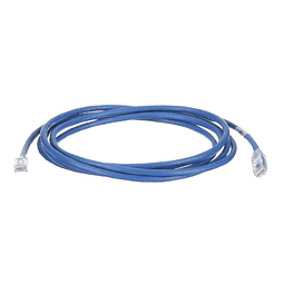 Panduit TX6 PLUS - Cable de interconexión - RJ-45 (M) a RJ-45 (M) - 3 m - UTP - CAT 6 - sin enganches, trenzado - azul