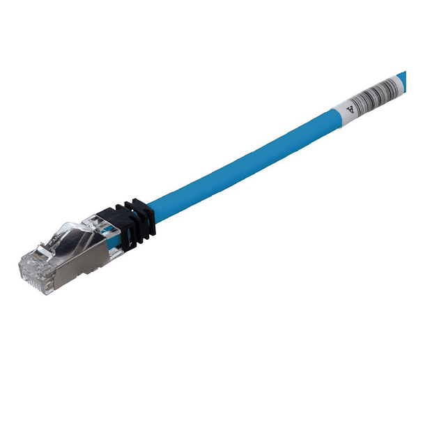 Panduit TX6A 10Gig - Cable de interconexión - RJ-45 (M) a RJ-45 (M) - 1 m - SFTP - CAT 6a - atornillado, sin halógenos, sin enganches, trenzado - azul