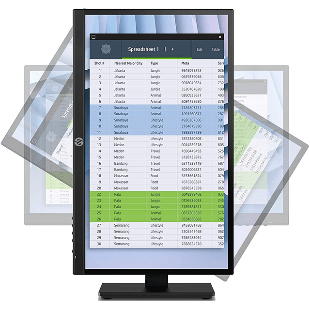 HP P22h G4 - LED-backlit LCD monitor - 21.5" - 1920 x 1080 - IPS - VGA / DisplayPort / HDMI - 60Hz
