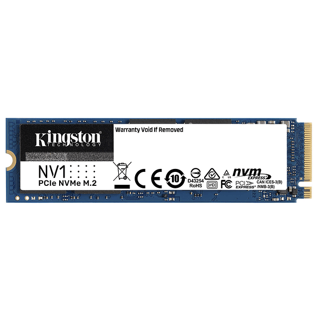 Kingston - Unidad en estado sólido - 500 GB - interno - M.2 2280 - PCI Express 3.0 x4 (NVMe)