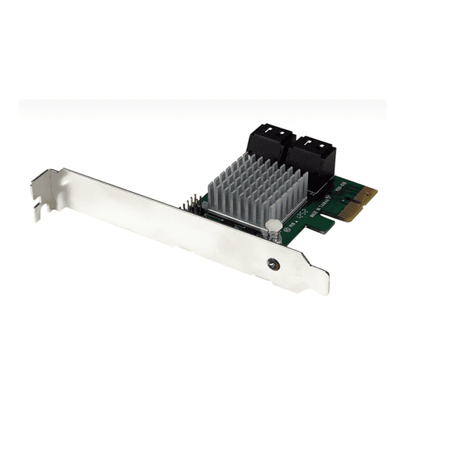 StarTech.com 4 Port PCI Express SATA III RAID Card w/ HyperDuo SSD Tiering - Storage controller (RAID) - 4 Channel - SATA 6Gb/s low profile - 6 GBps - RAID 0, 1, 10, JBOD - PCIe 2.0 x2