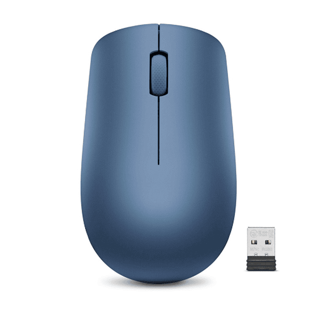 Lenovo - Mouse - Wireless - Abyss Blue