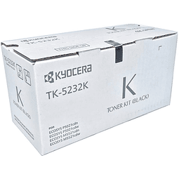 Kyocera TK 5232K - Negro - original - caja - cartucho de tóner - para ECOSYS M5521cdn, M5521cdw, M5521cdw/KL3, P5021cdn, P5021cdn/KL3, P5021cdw