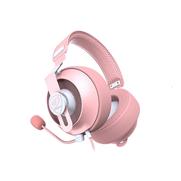 COUGAR PHONTUM S - Auricular - tamaño completo - cableado - conector de 3,5 mm - rosa