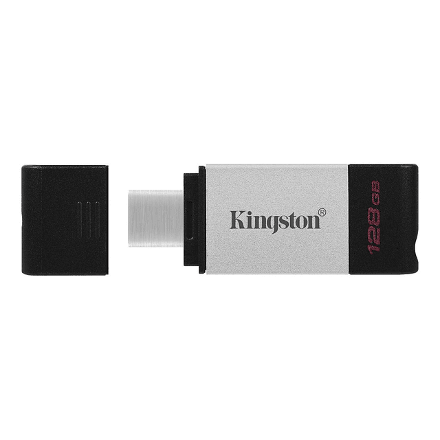 Kingston DataTraveler 80 - Unidad flash USB - 128 GB - USB 3.2 Gen 1 / USB-C