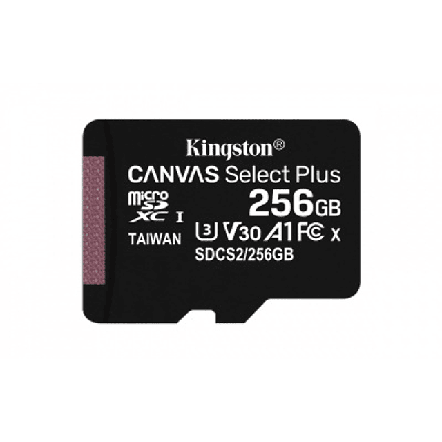 Kingston - Flash memory card - microSDHC - 256 GB - Canvas Select Plus