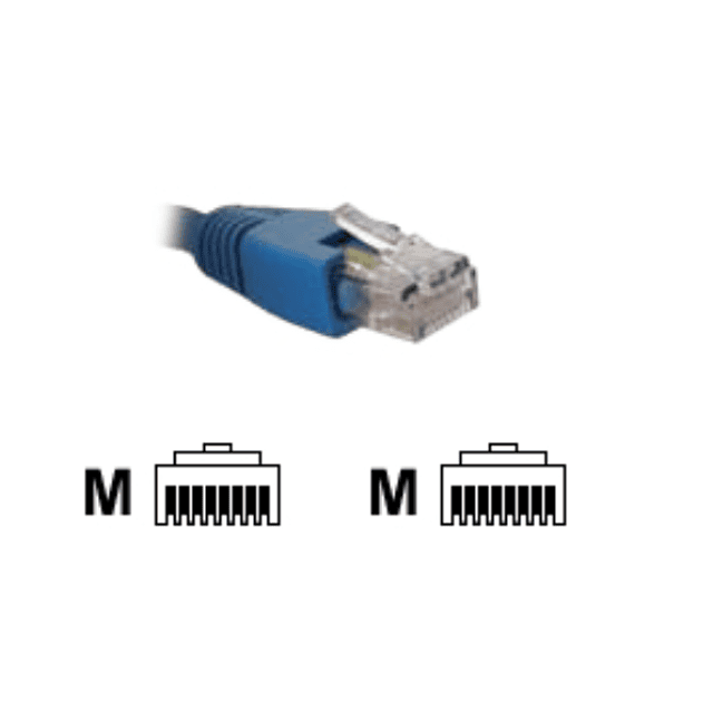 Nexxt - Cable de interconexión - RJ-45 (M) a RJ-45 (M) - 2.1 m - UTP - CAT 6 - trenzado - azul