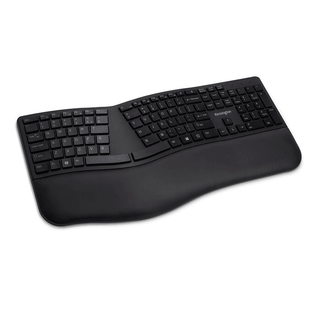 Kensington Pro Fit Ergo Wireless Keyboard - Teclado - inalámbrico - 2.4 GHz, Bluetooth 4.0 - español - negro