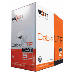 Nexxt - Par trenzado sin blindar UTP Cat5e - 305 m - Negro