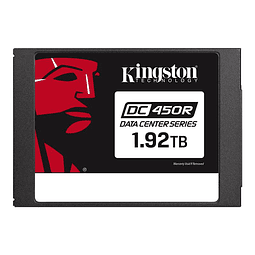Kingston Data Center DC450R - SSD - cifrado - 1.92 TB - interno - 2.5" - SATA 6Gb/s - AES de 256 bits - Self-Encrypting Drive (SED)