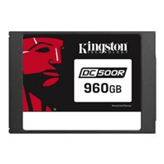 Kingston Data Center DC500R - SSD - cifrado - 960 GB - interno - 2.5" - SATA 6Gb/s - AES - Self-Encrypting Drive (SED)