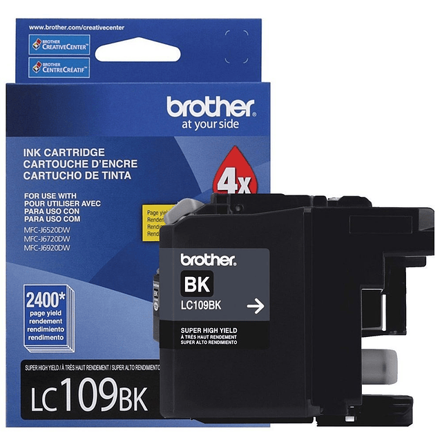 Brother LC109BK - Súper Alto Rendimiento - negro - original - cartucho de tinta - para Brother MFC-J6520DW, MFC-J6720DW, MFC-J6920DW