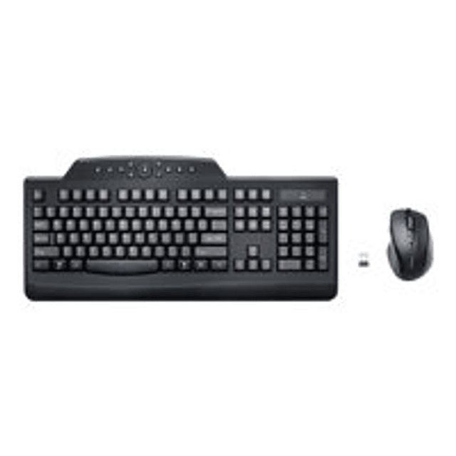 Kensington Pro Fit Wireless Desktop Set - Juego de teclado y ratón - inalámbrico - 2.4 GHz - español - negro