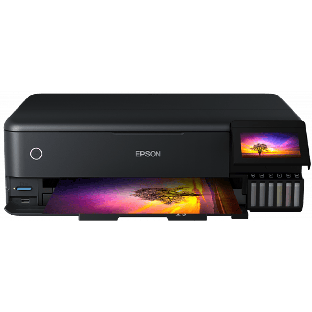 Epson EcoTank L8180 - Impresora multifunción - color - chorro de tinta - A3 (material) - hasta 16 ppm (impresión) - 100 hojas - USB 2.0, LAN, Wi-Fi(n)