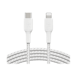 Belkin BOOST CHARGE - Cable Lightning - USB-C macho a Lightning macho - 1 m - blanco - suministro de potencia USB (18W) - para Apple iPad/iPhone/iPod (Lightning)