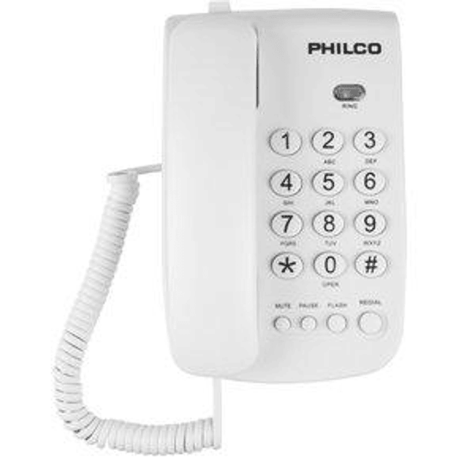 TELEFONO FIJO PHILCO DESKTOP SOBREMESA 150WH BLANCO