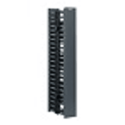Panduit NetRunner - Panel de organización de cables para bastidor (vertical) - negro - 45U