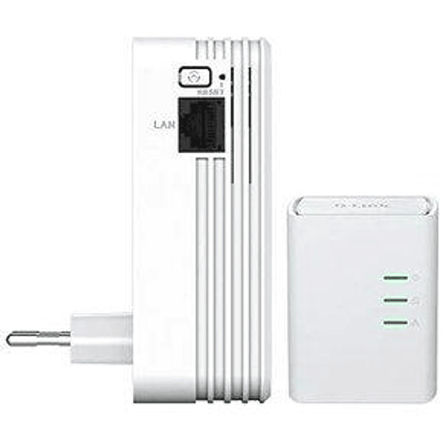 Kit PoweLine Extensor y Receptor Señal WiFi via Red Electrica N300 (REACONDICIONADO)